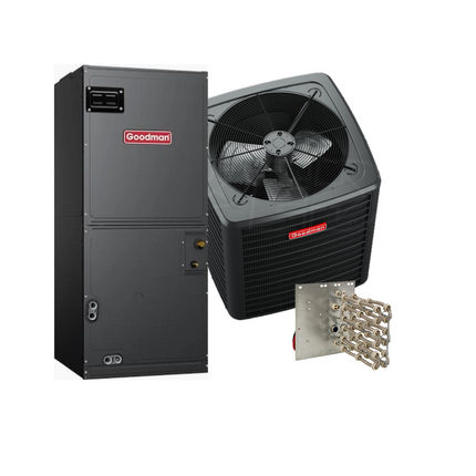 Goodman - 15 SEER2 - 4 Ton - Single-Stage Heat Pump System with 38K Air Handler with Install | McKinney TX Regional Availability