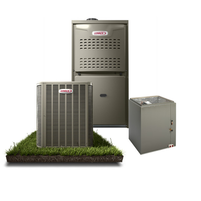 Lennox - 17 SEER2 - 4-Ton - Two-Stage Gas System with 96% Variable-Speed Furnace - Horizontal with Install | McKinney TX Ready Stock