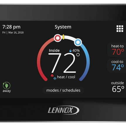 Lennox M30 Touchscreen Smart Programmable Thermostat